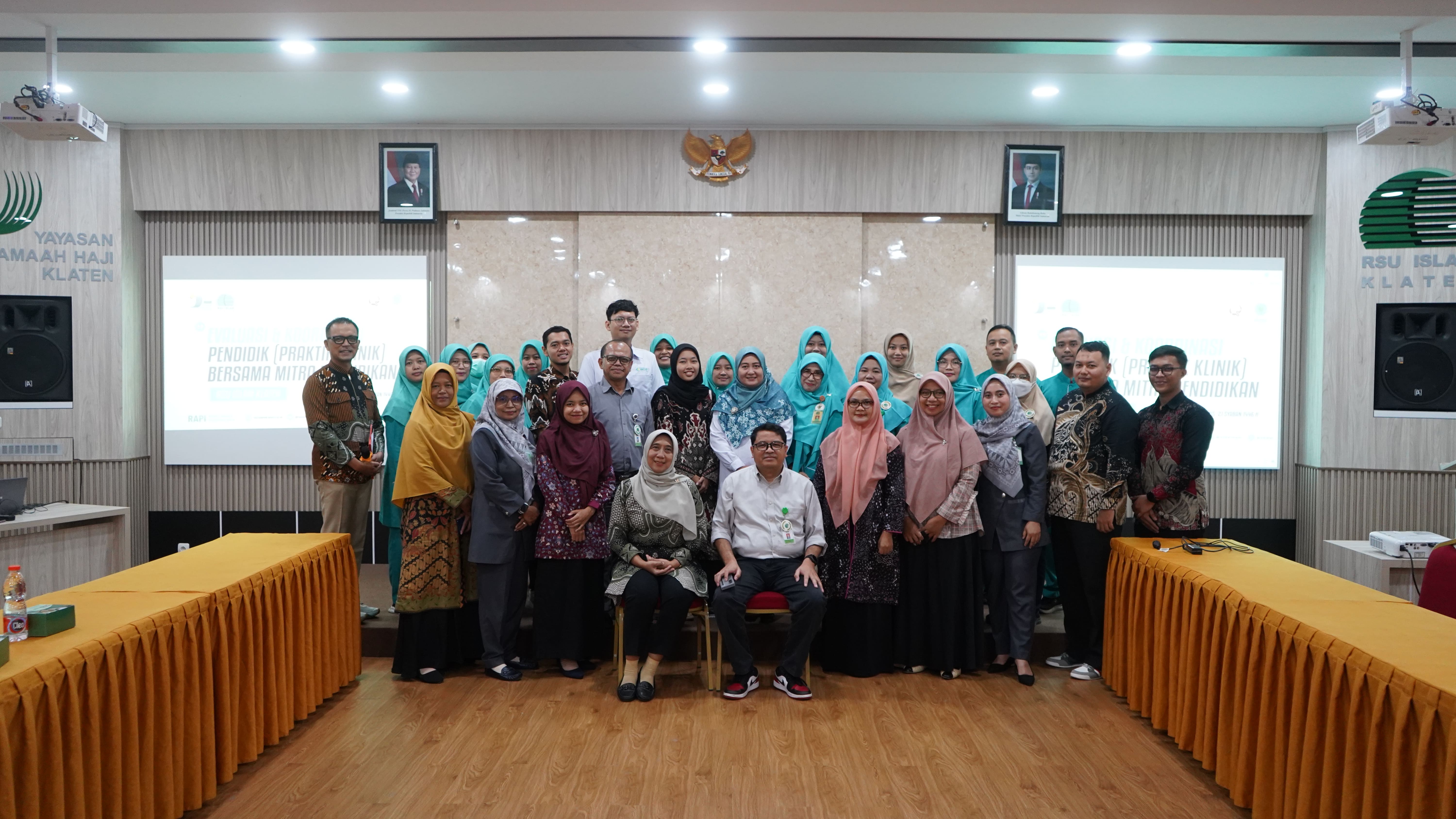 KEGIATAN EVALUASI PRAKTIK KLINIK (PRAKTEK KERJA LAPANGAN (PKL) DENGAN INSTITUSI PENDIDIKAN MITRA RSU ISLAM KLATEN